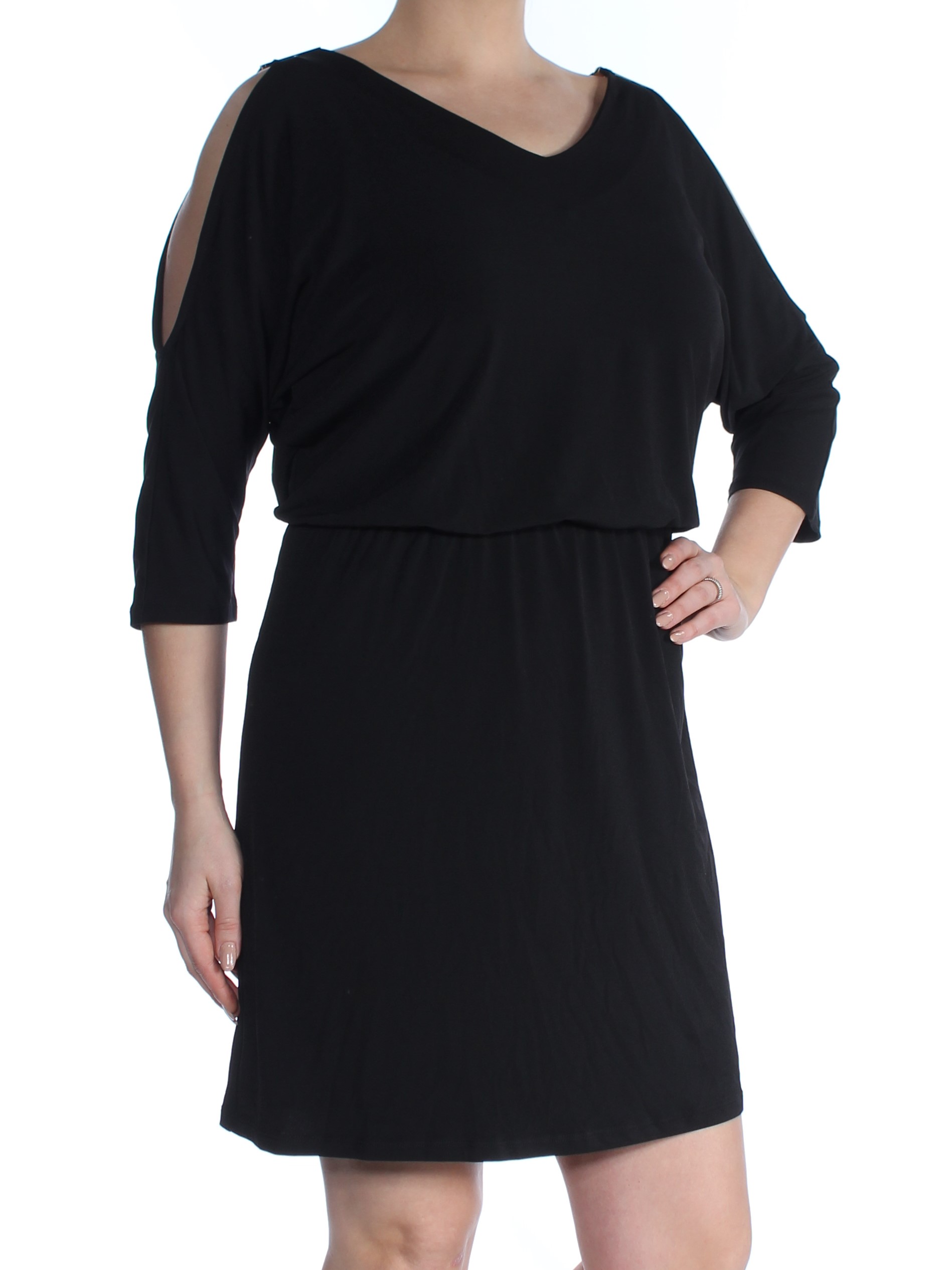 cut out v neck dress