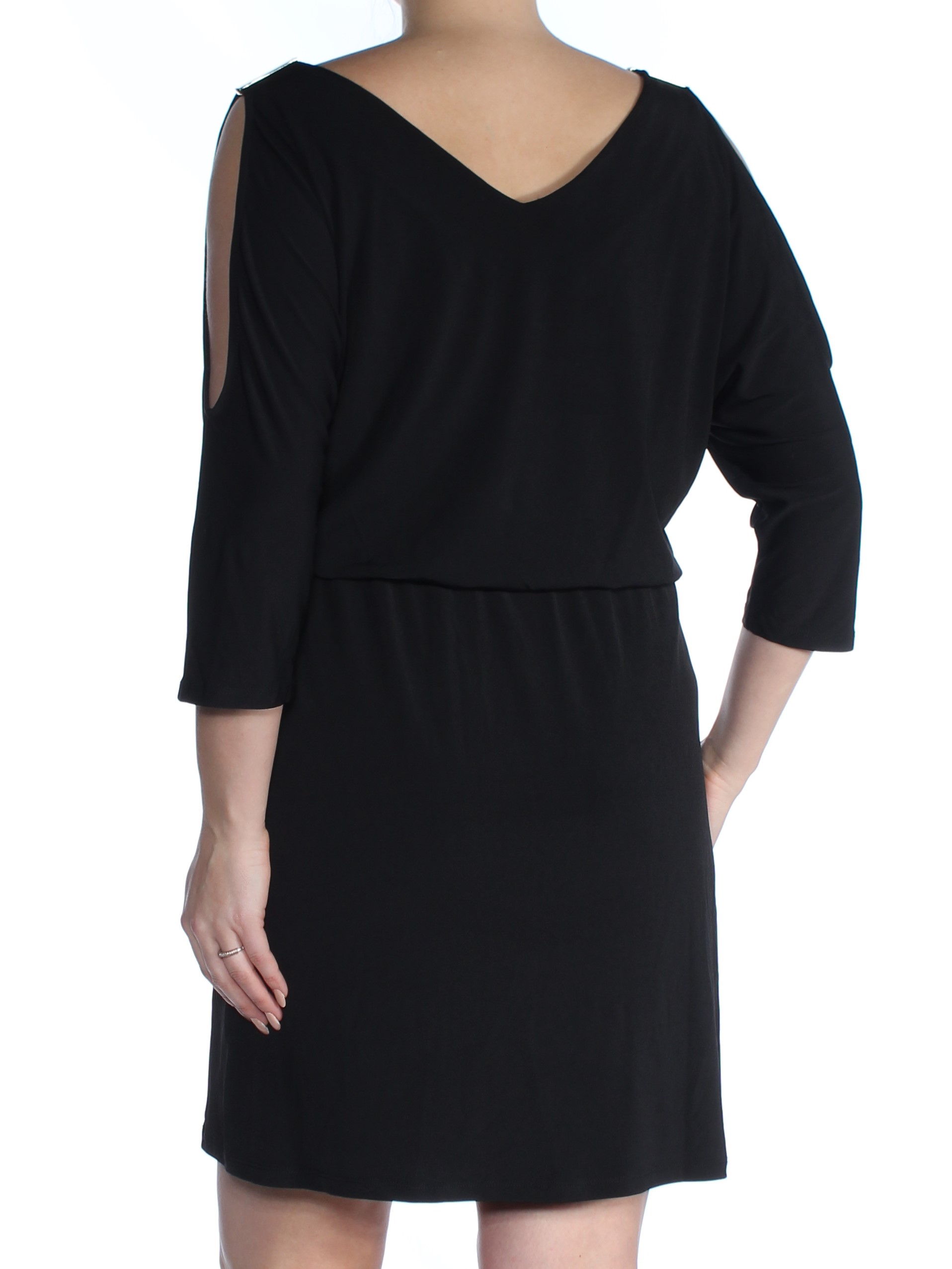 cut out v neck dress