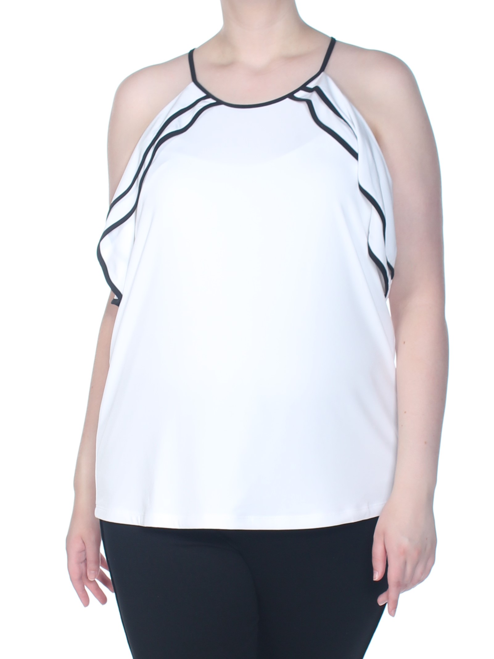 calvin klein white tank top