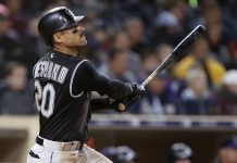 Rockies hit 3 home runs to beat winless Padres 7-4