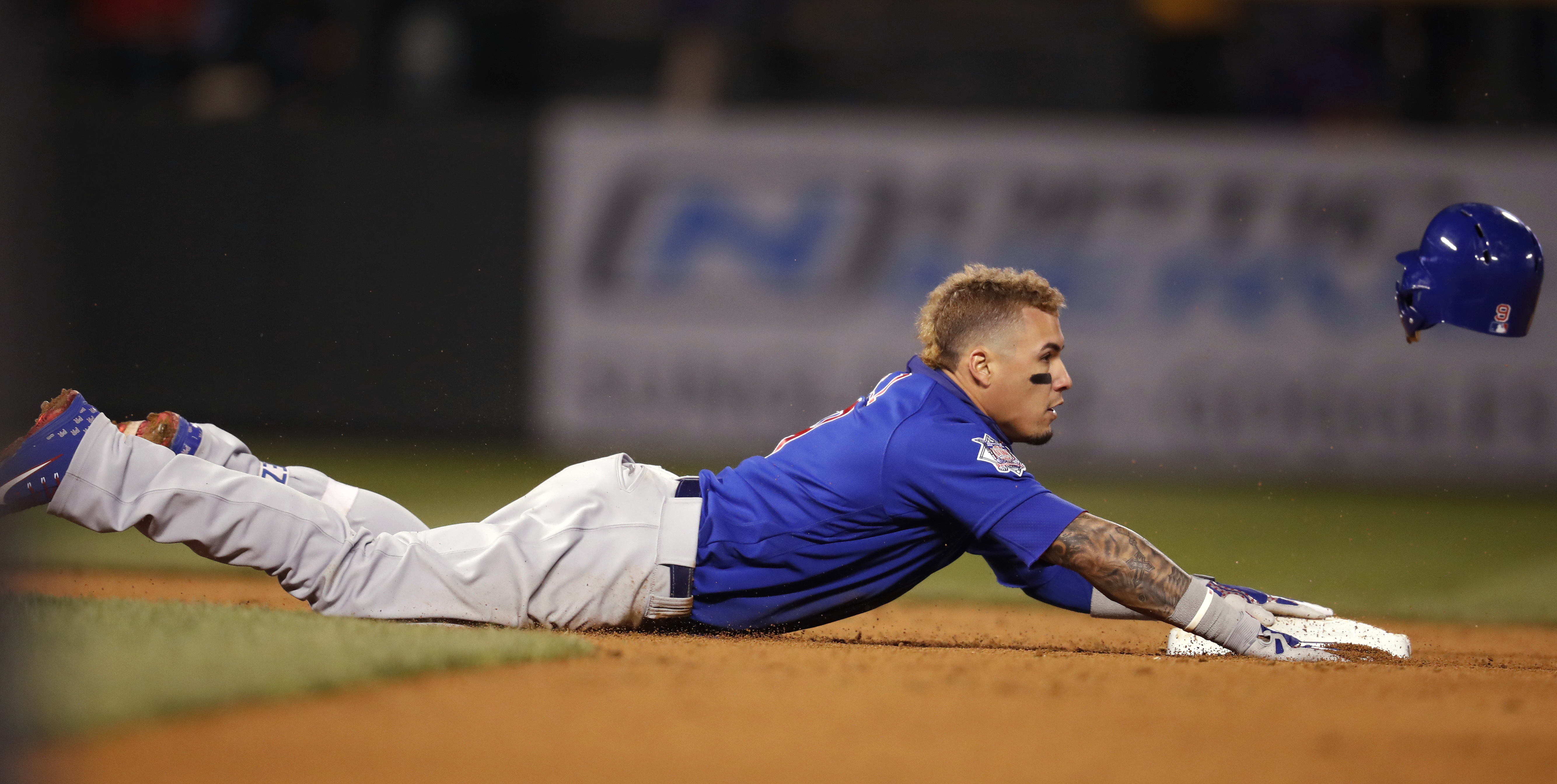 baez, schwarber homer, cubs beat rockies 16-5