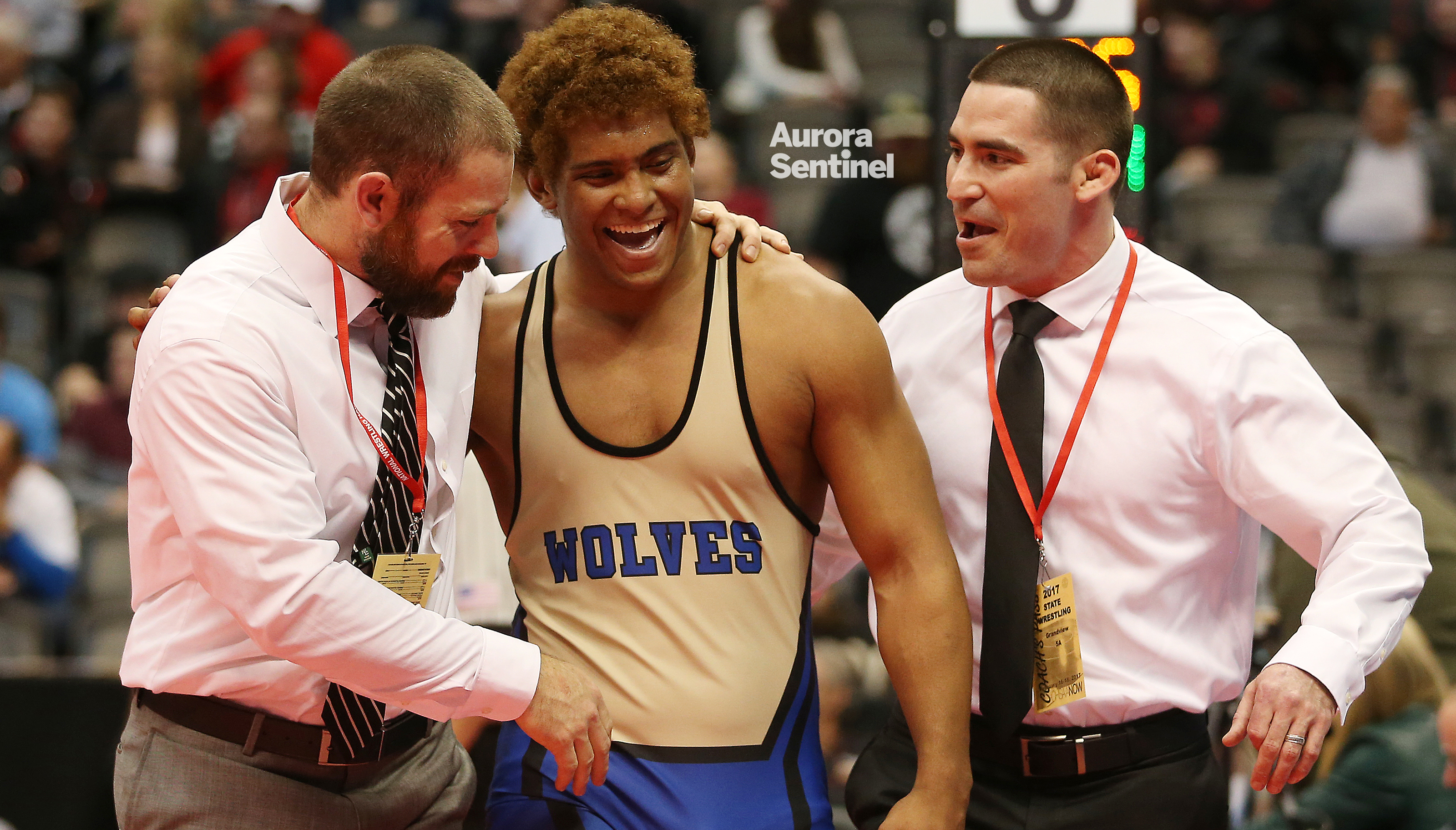 Wrestling Grandview’s Gabriel Baumgartner wins 5A heavyweight state