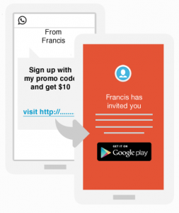 App Referral Click