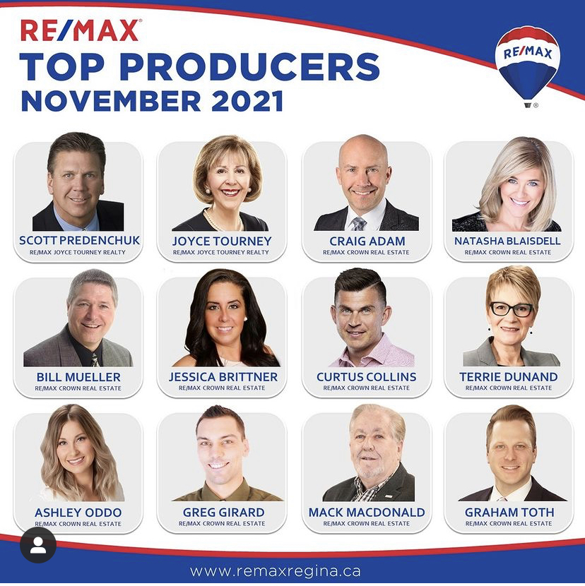 Top Producer November 2021 Natasha Blaisdell Real Estate Group