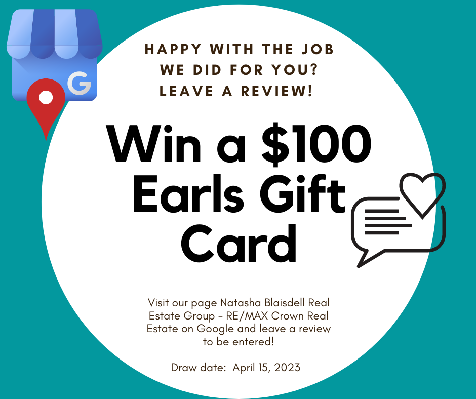 Google Review Giveaway! Natasha Blaisdell Real Estate Group