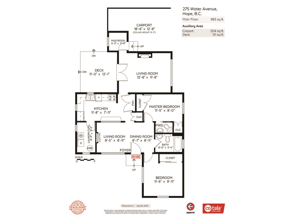 275 Water Avenue, Hope, BC, V0X 1L0 R2393775 Scott Johnston