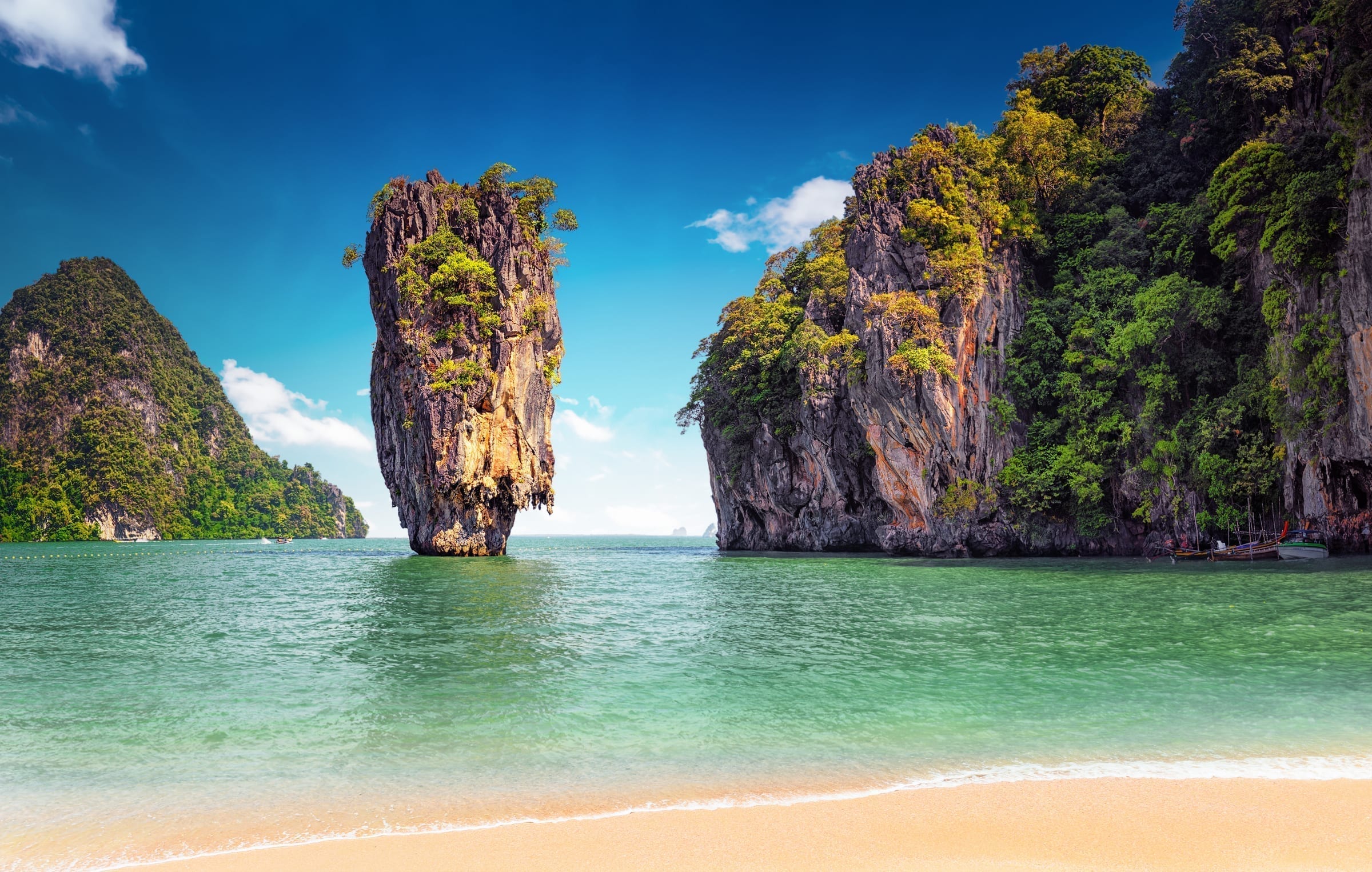 James Bond Island Beach, included in tours offered by Asia Vacation Group