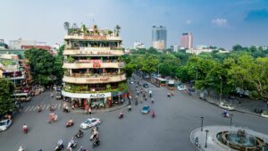 Hanoi Hoan kiem lake shark junction, included in tours offered by Asia Vacation Group