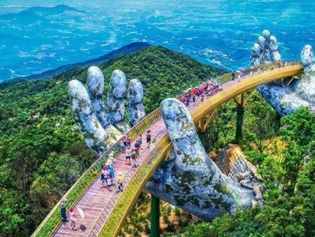Golden Bridge in Ba Na, Da Nang, included in tours offered by Asia Vacation Group