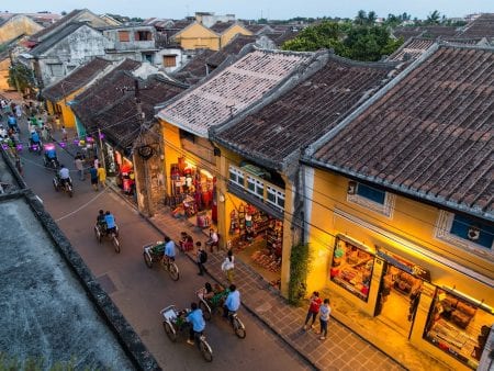 The glamour of busy Hoi An ancient town. included in tours offered by Asia Vacation Group