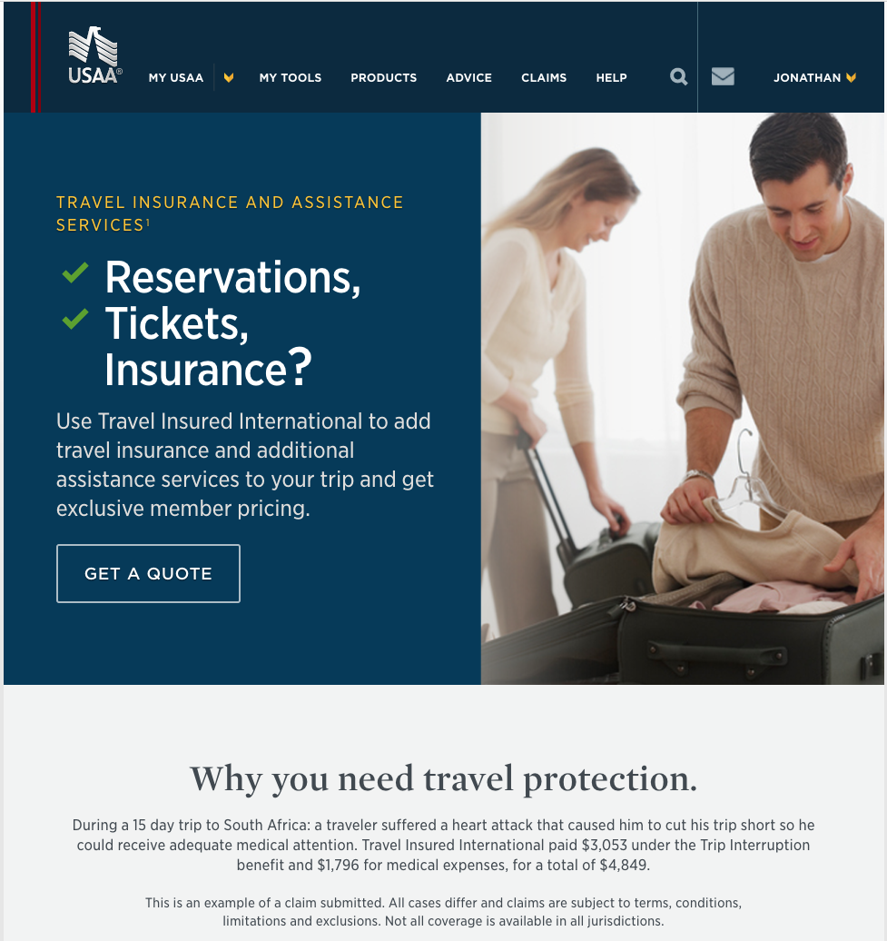 usaa travel insurance tii aardvarkcompare usaa flyer