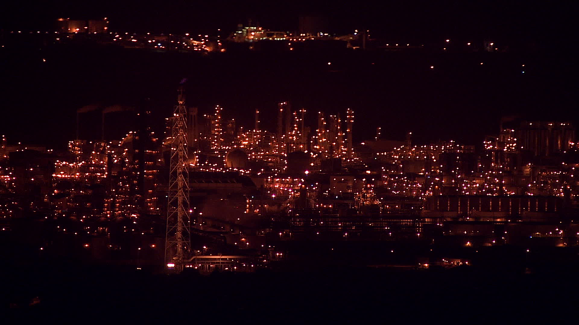 HD stock footage aerial video of the buildings at the Alcoa Aluminum
