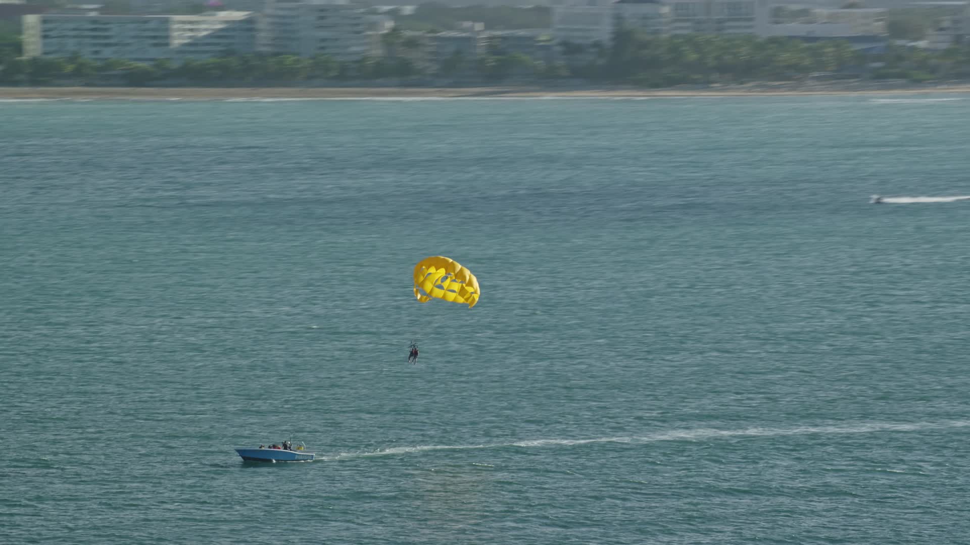 5k Stock Footage Aerial Video Parasailing In Caribbean Blue Waters San Juan Puerto Rico Aerial Stock Footage Ax103 146 Axiom Images