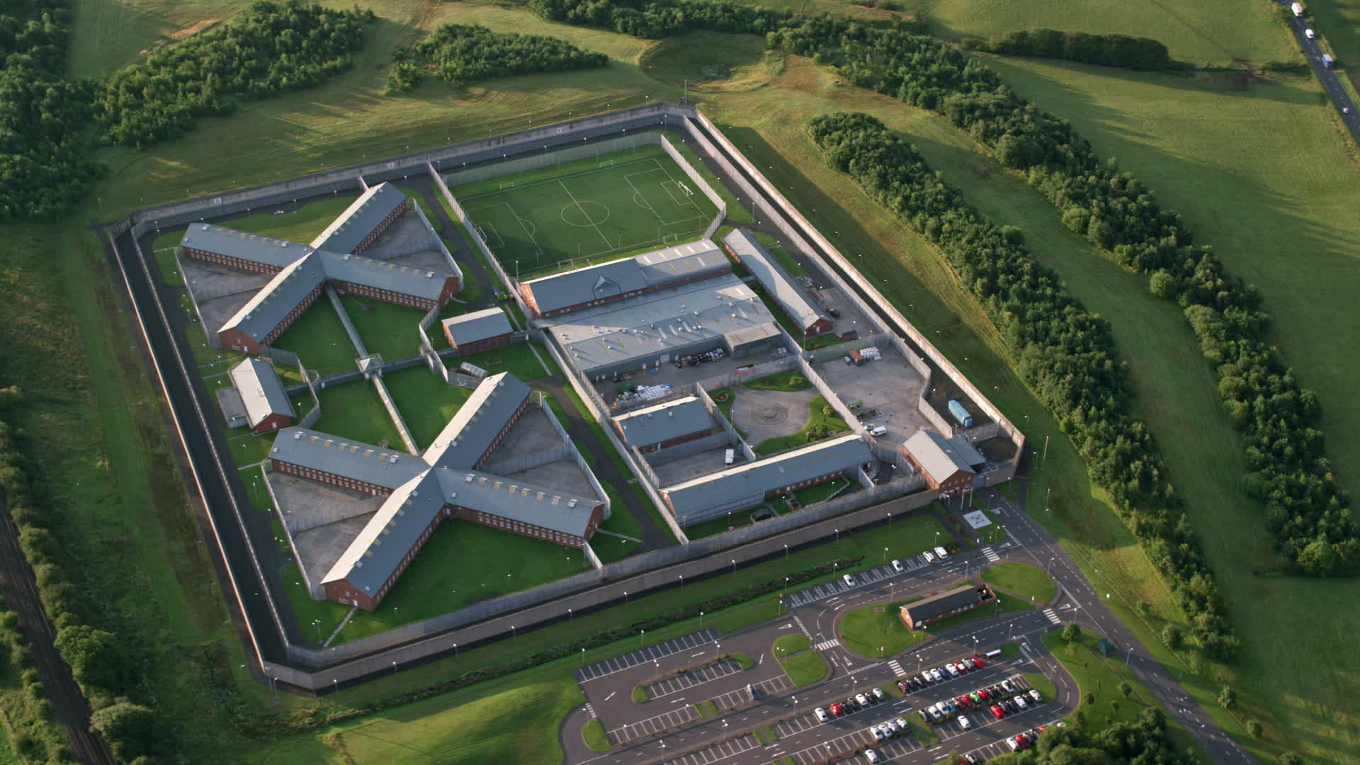 Kilmarnock Prison, Scotland Aerial Stock Footage and Photos 2 Results