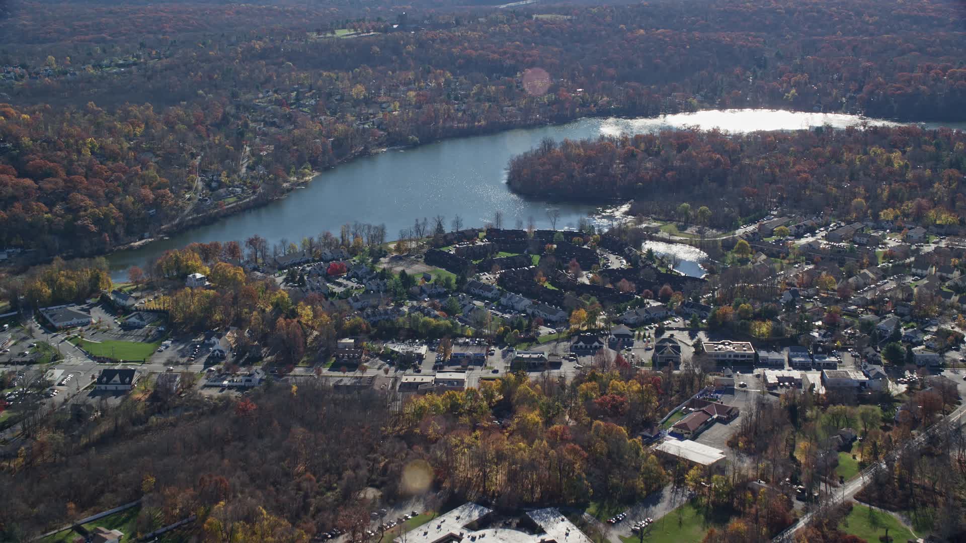 Mohegan Lake, New York Aerial Stock Footage 5 Videos Axiom Images