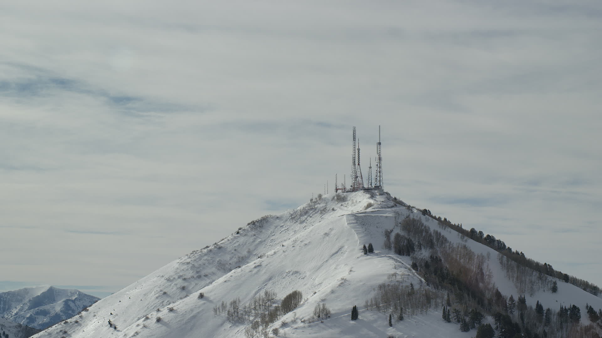 Farnsworth Peak, Oquirrh Mountains Aerial Stock Footage and Photos 8