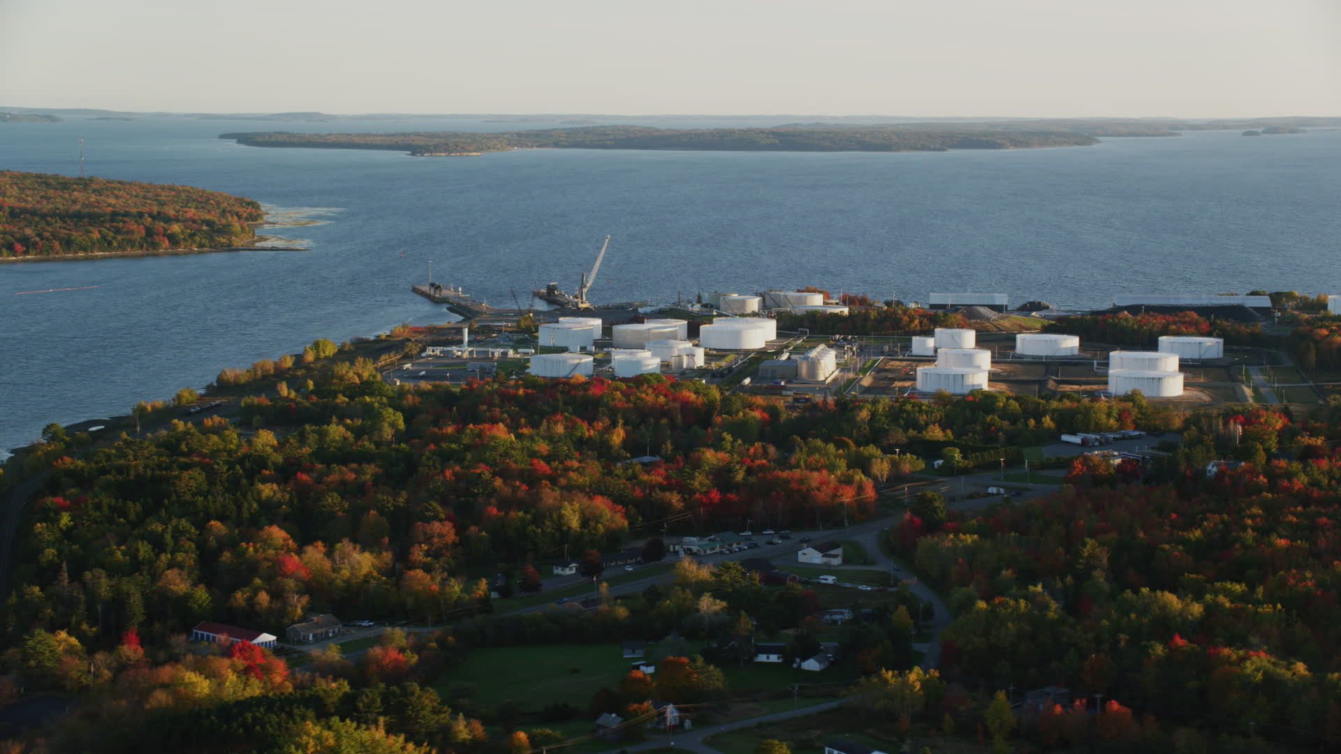 Searsport, Maine Aerial Stock Footage 8 Videos Axiom Images