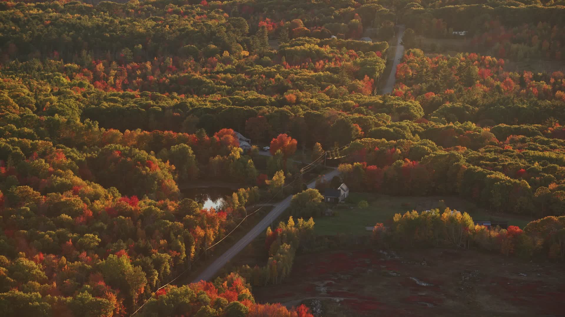 Belmont, Maine Aerial Stock Footage 5 Videos Axiom Images