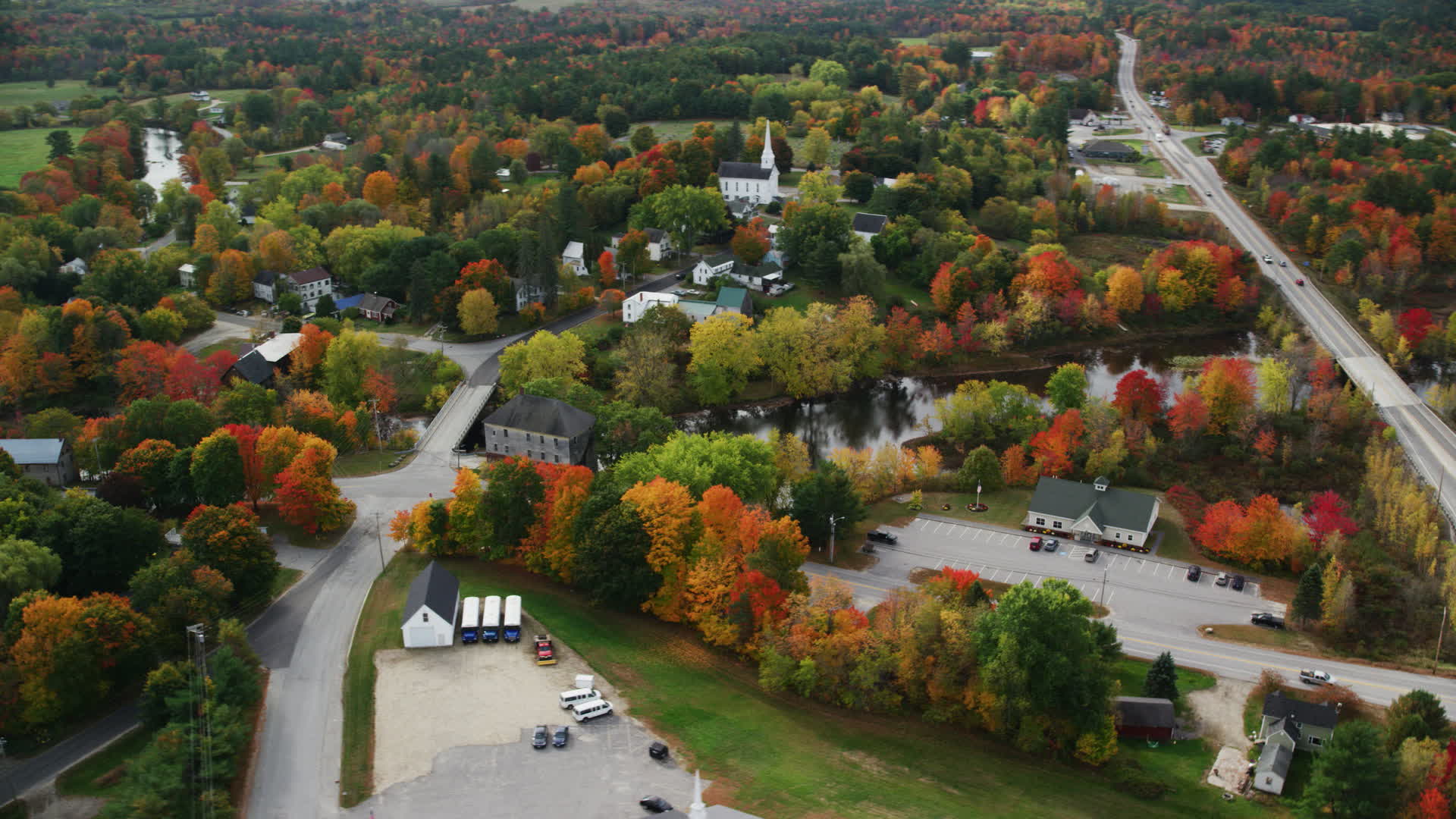 Turner, Maine Aerial Stock Footage 17 Videos Axiom Images