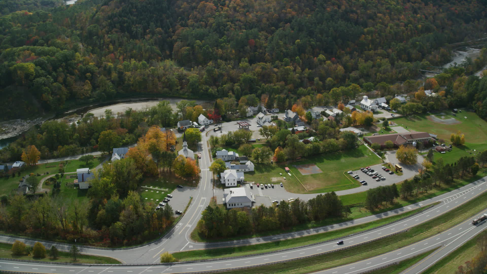 Sharon, Vermont Aerial Stock Footage 6 Videos Axiom Images