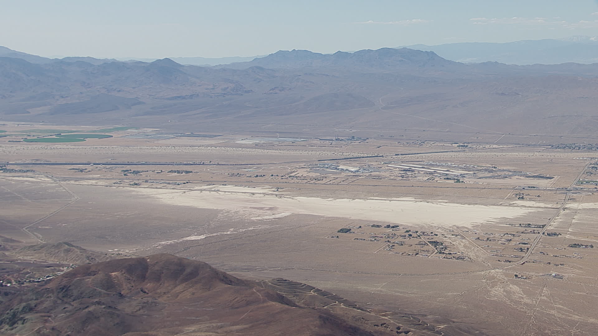 HD stock footage aerial video of Raytheon Barstow ...