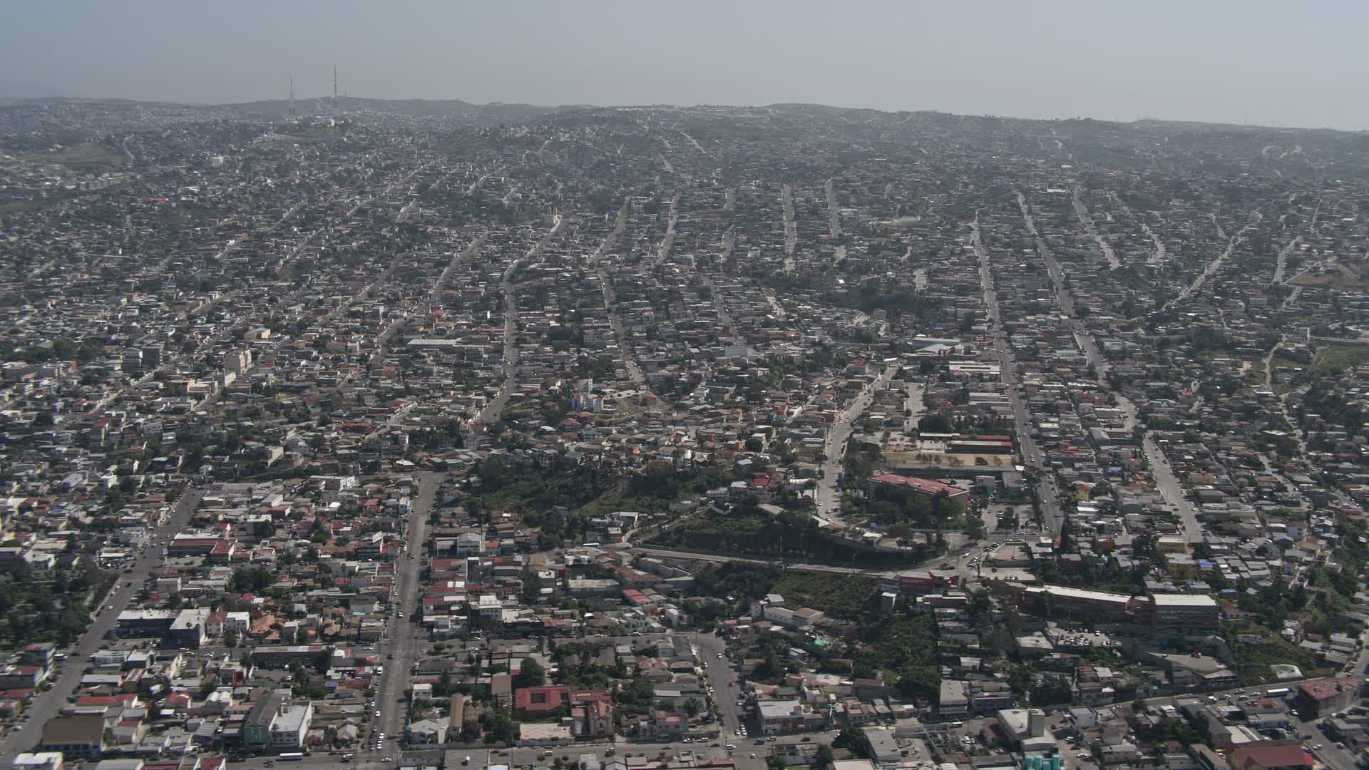 4K Stock Footage Aerial Video Of A View Of Urban Residential 