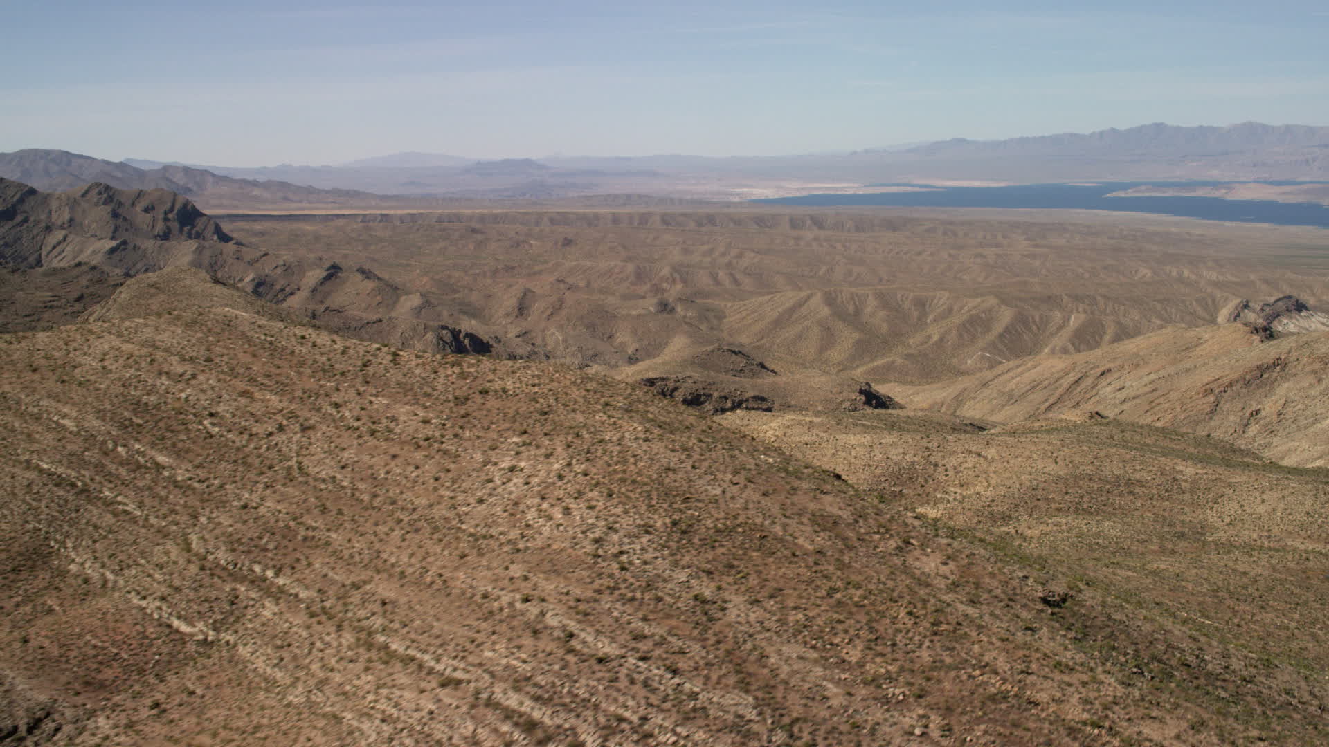 4K stock footage aerial video flyby steepsloped mountain ridges in the