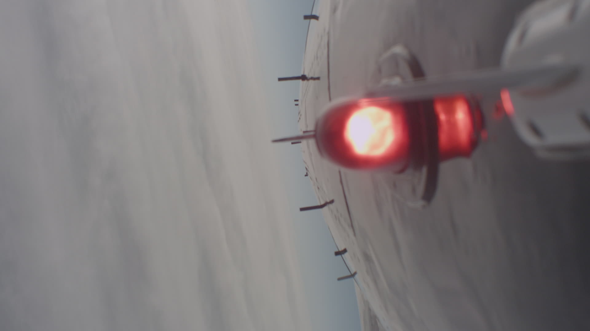 4K stock footage aerial video of the underside of a jet flying over