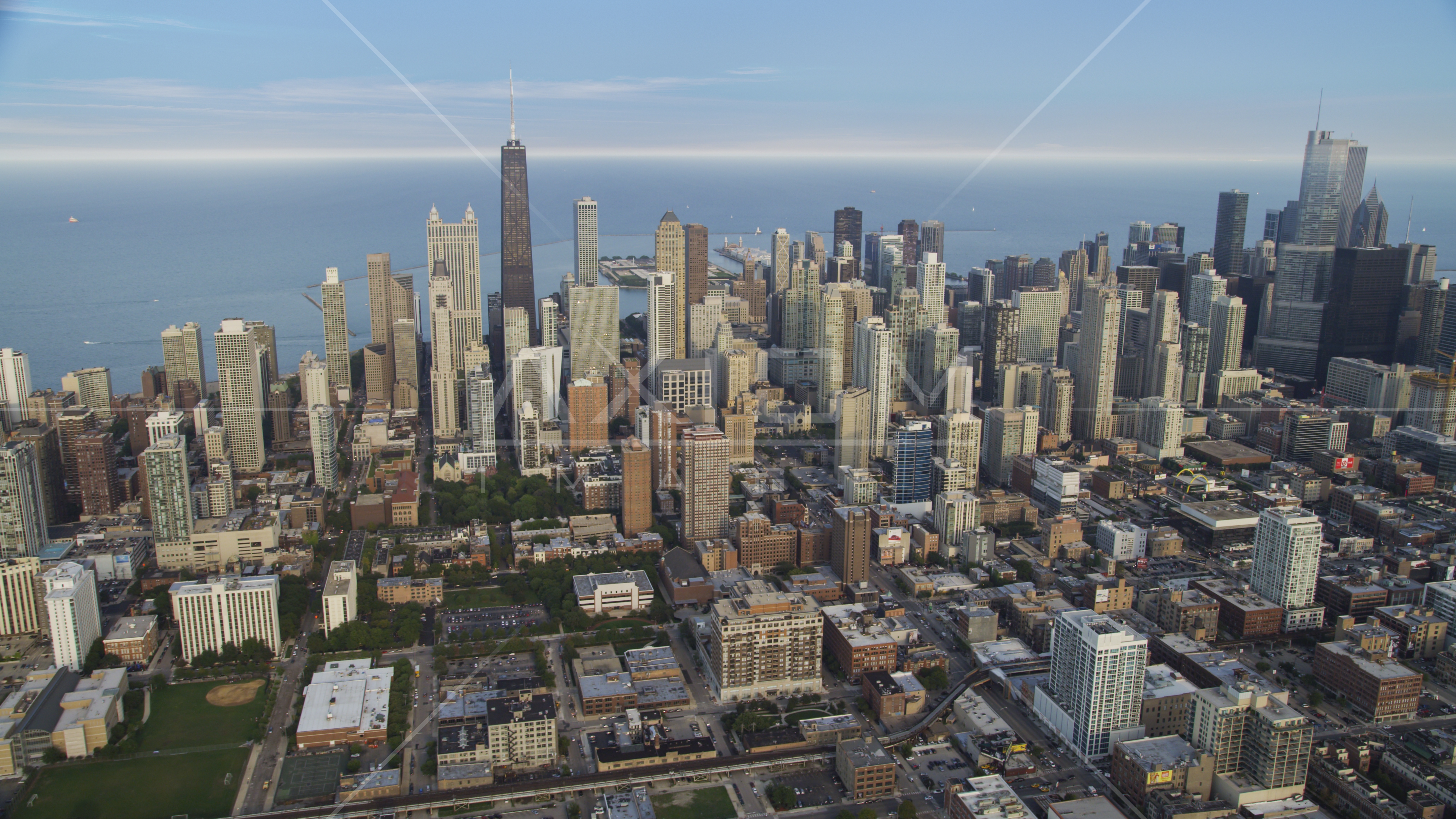 downtown-chicago-skyscrapers-on-a-cloudy-day-illinois-aerial-stock