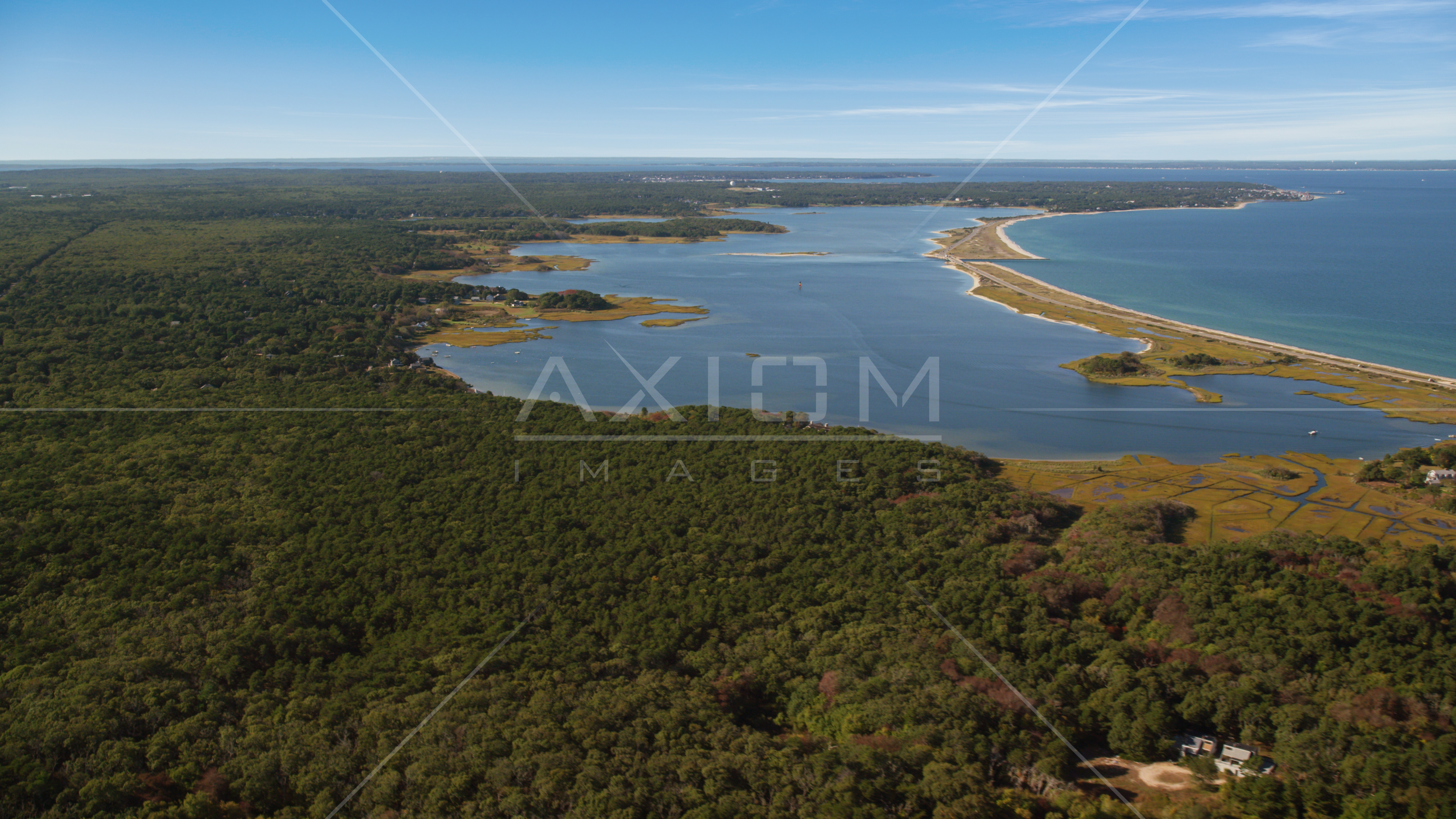 Forest and Sengekontacket Pond, Edgartown, Martha's Vineyard