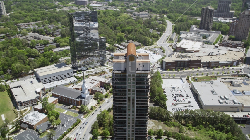 Park Avenue Condominiums, Buckhead, Georgia Aerial Stock Photos AX36_062.0000076F