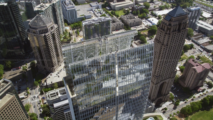 1180 Peachtree, Midtown Atlanta, Georgia Aerial Stock Photo AX37_025.0000255F | Axiom Images