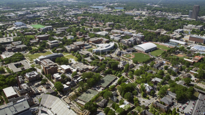 Georgia Institute of Technology, Atlanta, Georgia Aerial Stock Photo AX37_028.0000171F | Axiom Images