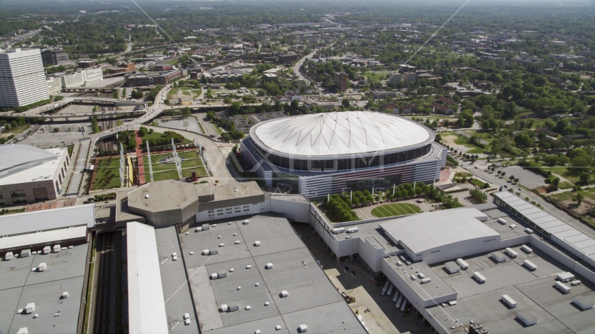 The Georgia Dome, Atlanta, Georgia Aerial Stock Photo AX37_076.0000325F | Axiom Images