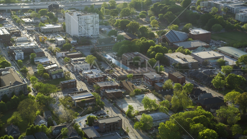 Martin Luther King Jr. National Historic Site, Atlanta, Georgia Aerial Stock Photo AX39_014.0000079F | Axiom Images