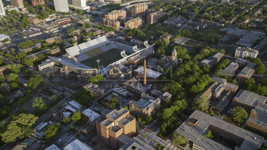 Bobby Dodd Stadium at the Georgia Institute of Technology, Atlanta Aerial Stock Photo AX39_029.0000300F | Axiom Images