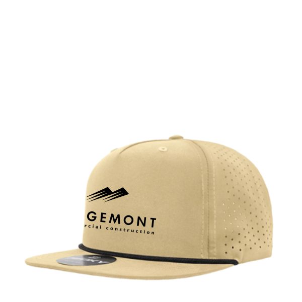 5 Panel High Profile Relaxed Perforated Performance Rope Hat