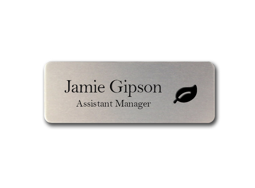 25 mil Metal Name Tags