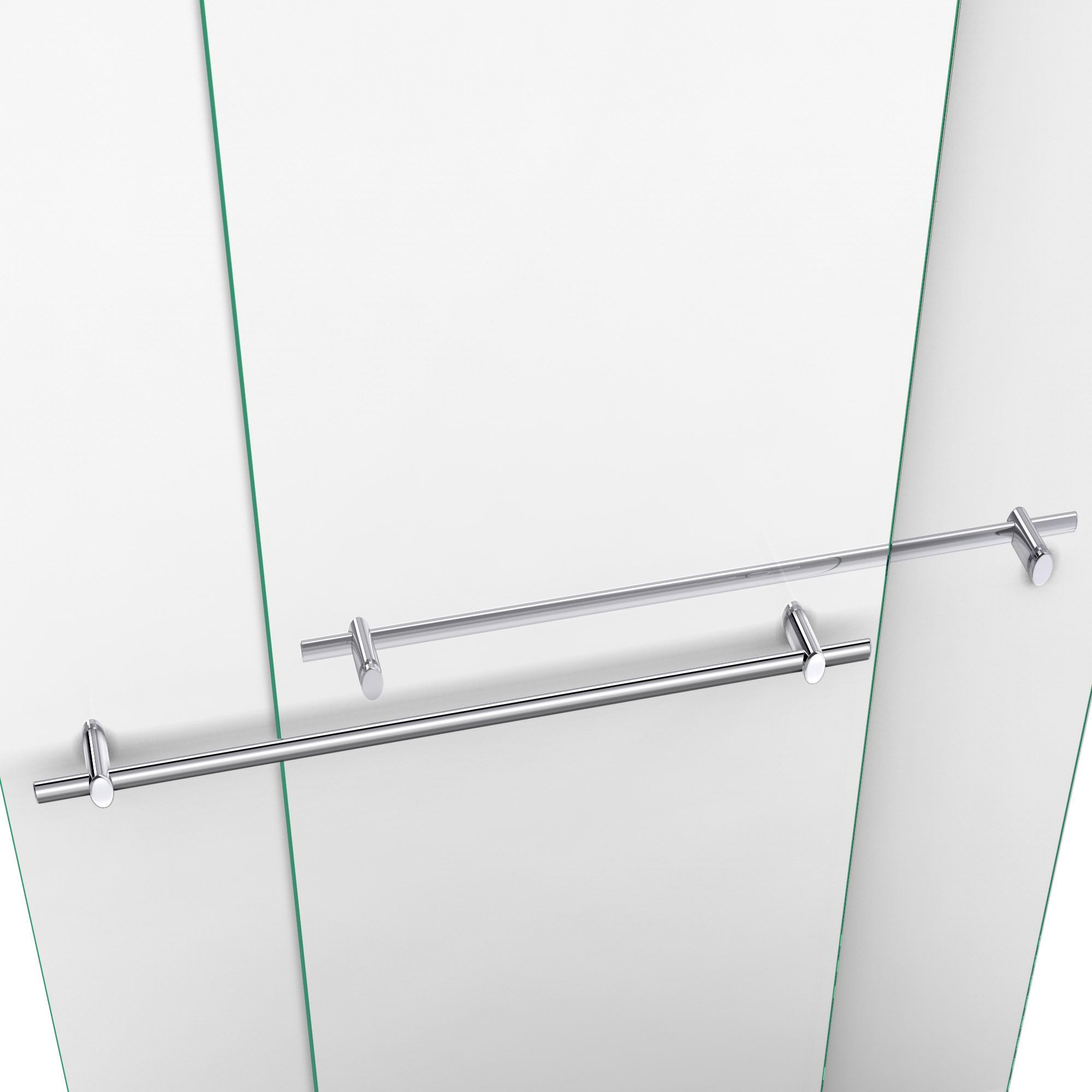 DreamLine SHDR126072801 Duet 56 60" Sliding Shower Door, Chrome eBay