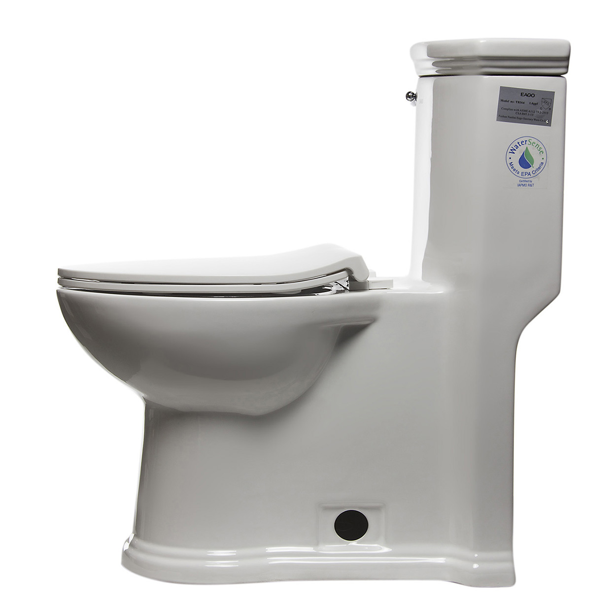 Bath4All EAGO TB364 ADA Compliant One Piece Single Flush Toilet
