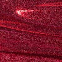 Holographic Burgundy Red Short V Glove