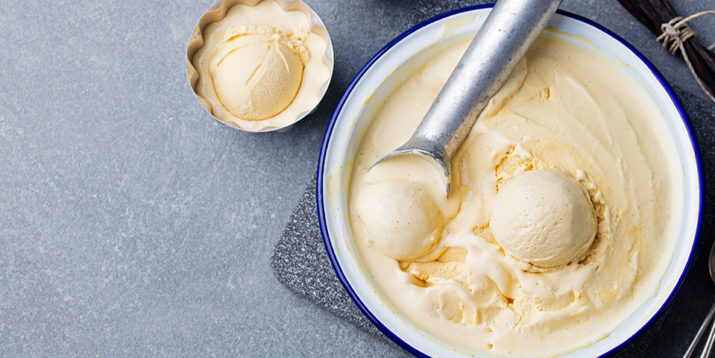 Vanilla Peanut Butter and Banana Ice Cream