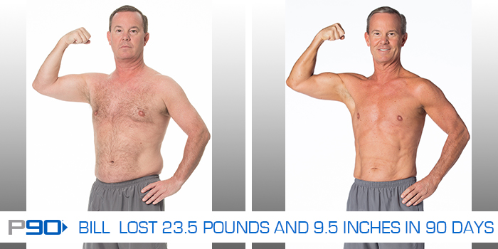 Transformation Tuesday: Bill Lost 23.5 Pounds with P90!