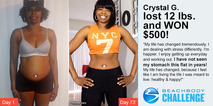 Crystal Got a Flat Stomach and Lost 12 Pounds With Beachbody!