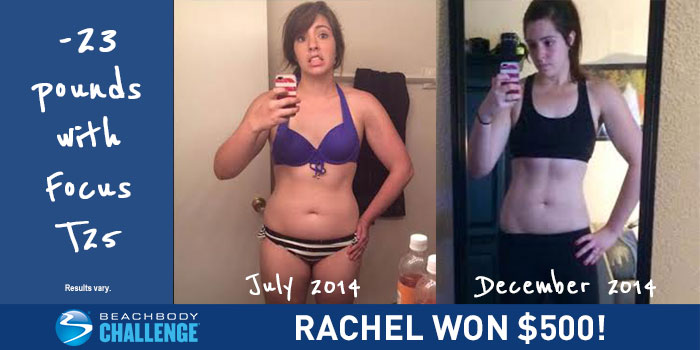 FOCUS T25 Results: Rachel Lost 23 Pounds