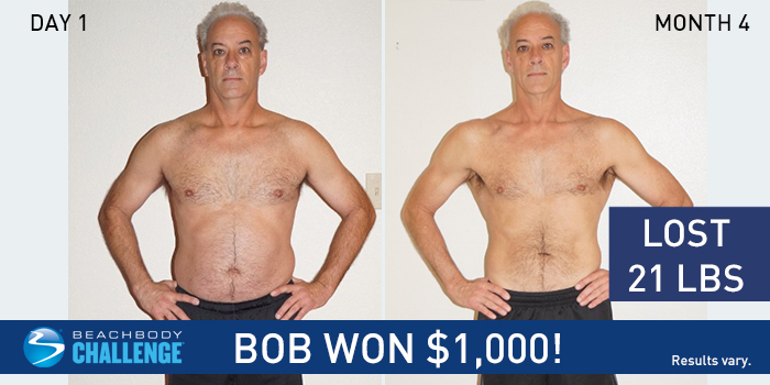 P90X3 Results: Bob Lost 21 Pounds In 4 Months