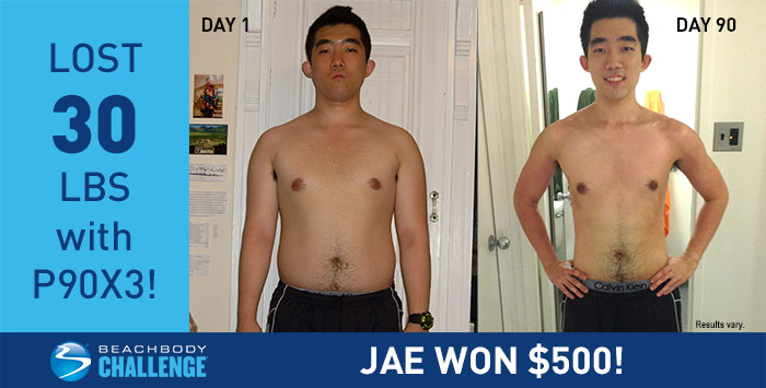 P90X3 Results: Jae Joon Lost 30 Pounds in 90 Days!