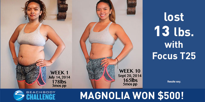 FOCUS T25 Results: Magnolia Lost 13 Pounds