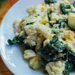 Chicken and Spinach Scramble
