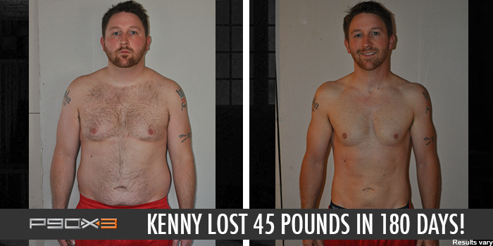 Transformation Tuesday: Kenny Lost 45 Pounds With P90X3!